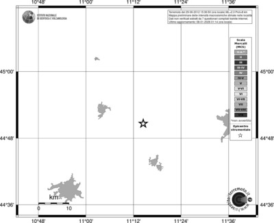 Mappa MCS - territori località