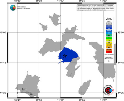 Mappa MCS - territori comuni