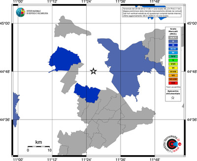 Mappa MCS - territori comuni