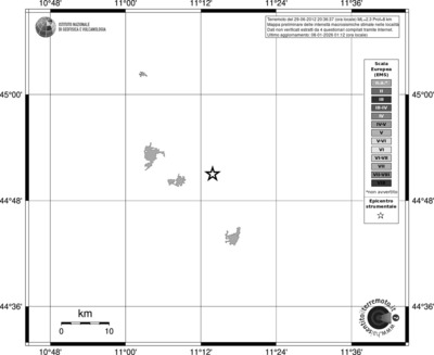 Mappa EMS - territori località