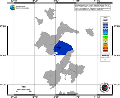 Mappa MCS - territori comuni
