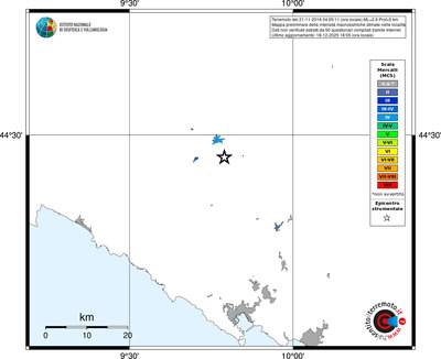 Mappa MCS - territori località