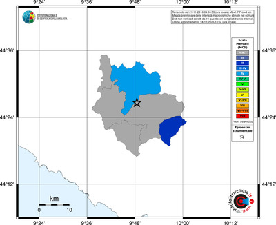 Mappa MCS - territori comuni