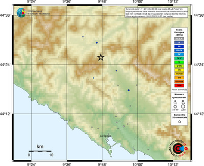 Mappa EMS - località