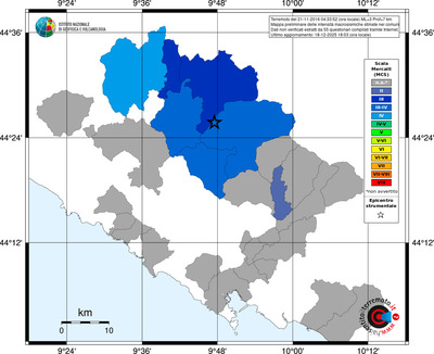 Mappa MCS - territori comuni
