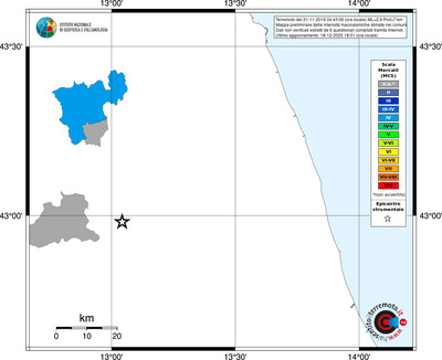 Mappa MCS - territori comuni
