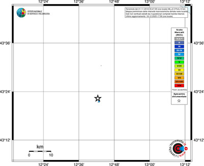 Mappa MCS - territori località