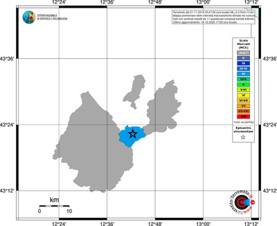 Mappa MCS - territori comuni
