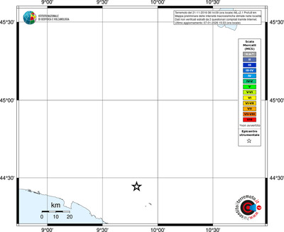 Mappa MCS - territori località