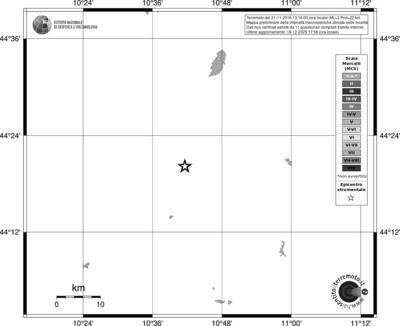 Mappa MCS - territori località