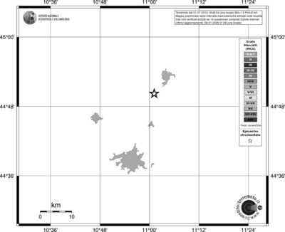 Mappa MCS - territori località