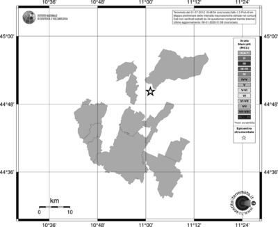 Mappa MCS - territori comuni