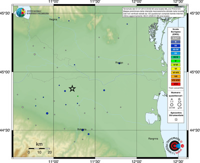 Mappa EMS - località