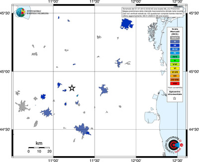 Mappa MCS - territori località