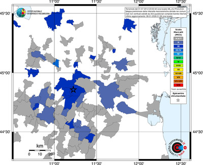 Mappa MCS - territori comuni