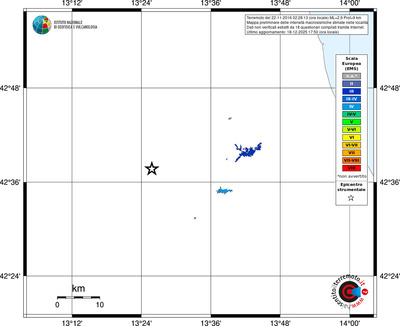 Mappa EMS - territori località