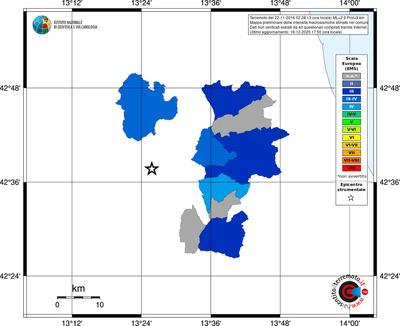 Mappa EMS - territori comuni