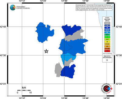 Mappa MCS - territori comuni