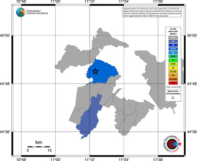 Mappa MCS - territori comuni