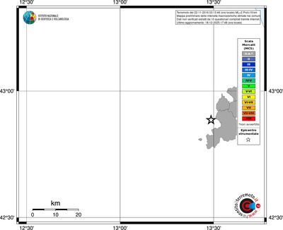 Mappa MCS - territori comuni