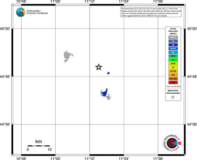 Mappa MCS - territori località