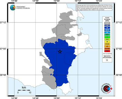 Mappa EMS - territori comuni