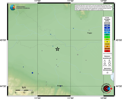Mappa EMS - località