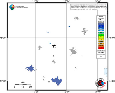 Mappa MCS - territori località