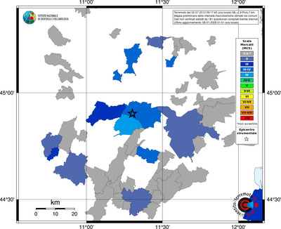 Mappa MCS - territori comuni
