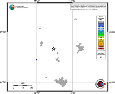 Mappa MCS - territori località