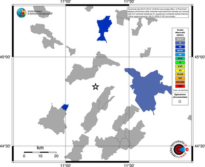 Mappa MCS - territori comuni
