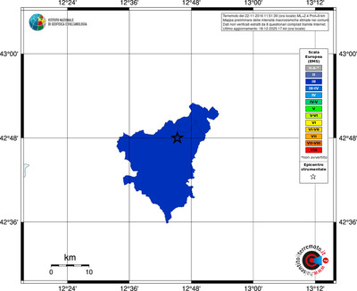 Mappa EMS - territori comuni