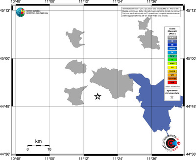 Mappa MCS - territori comuni