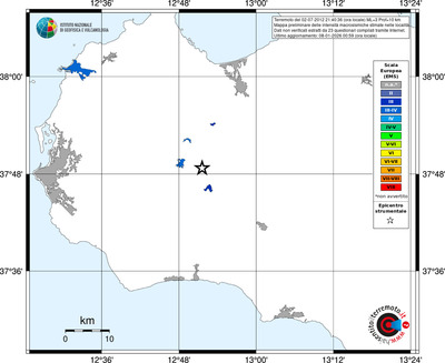 Mappa EMS - territori località