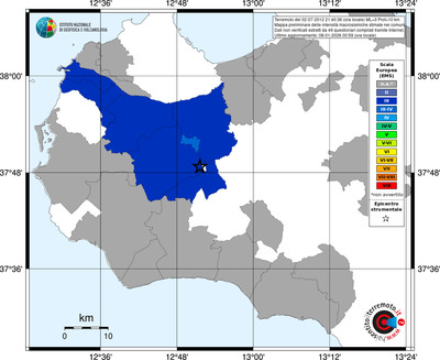 Mappa EMS - territori comuni