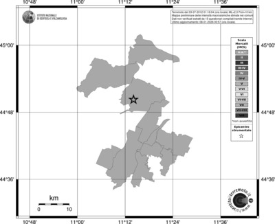 Mappa MCS - territori comuni