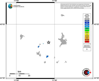 Mappa MCS - territori località