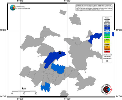 Mappa MCS - territori comuni