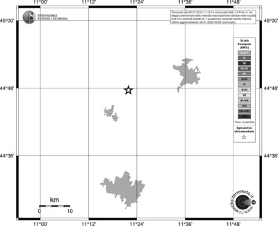 Mappa EMS - territori località