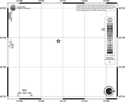 Mappa EMS - territori località