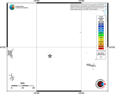 Mappa EMS - territori località