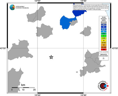 Mappa EMS - territori comuni
