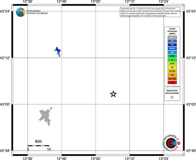 Mappa EMS - territori località