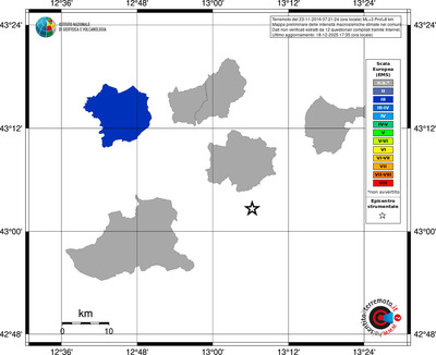 Mappa EMS - territori comuni