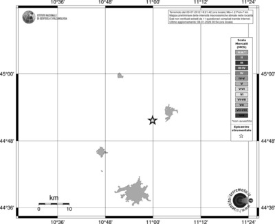 Mappa MCS - territori località