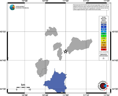 Mappa MCS - territori comuni