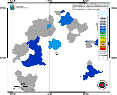 Mappa EMS - territori comuni