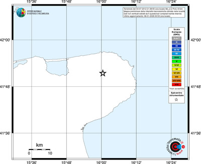 Mappa EMS - territori località