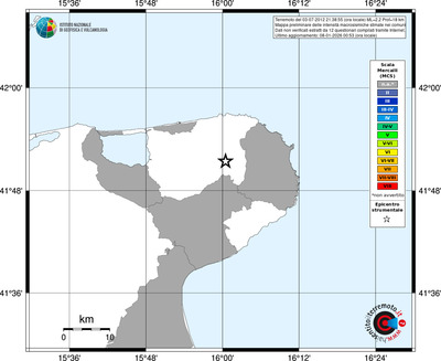 Mappa MCS - territori comuni