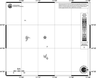 Mappa MCS - territori località